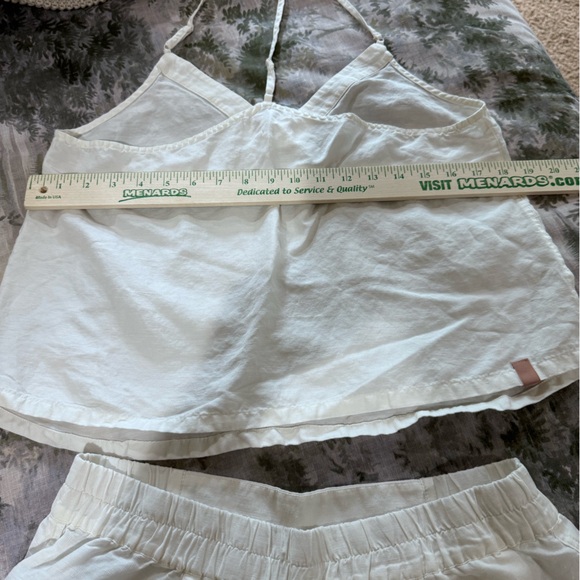 Lunya Cream Textured Top and Shorts sleep Set Sz m - Picture 7 of 11